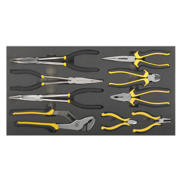 10-Piece Assorted Locking Pliers Set With Storage Tray – Vector Alloy Steel